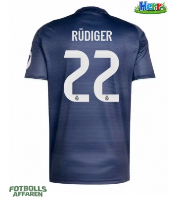 Real Madrid Antonio Rudiger #22 Bortatröja 2025-26 Kortärmad